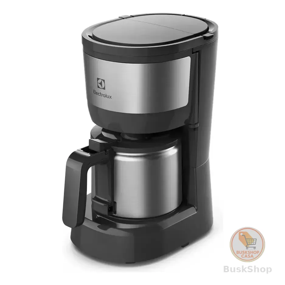 Cafeteira Elétrica Electrolux Efficient com Jarra de aço Inox 15 xicaras 600ml