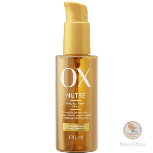 Óleo Nutritivo 3 Em 1 Ox Nutre 120ml Reparador De Pontas
