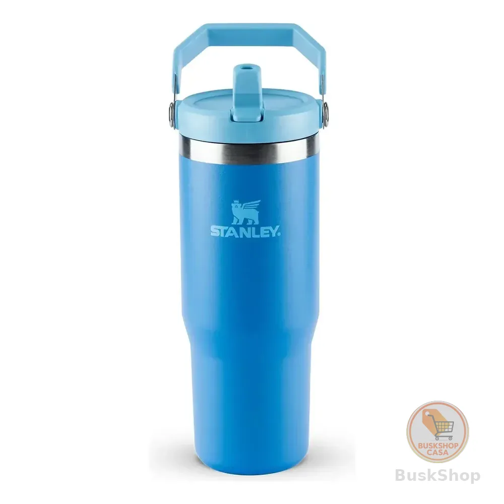 Garrafa Térmica Stanley Flip Straw Hidratação 887ml Azul