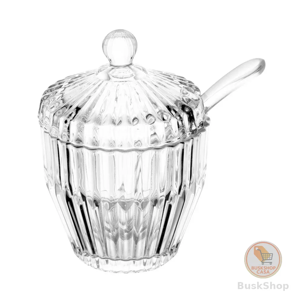 Açucareiro Wolff Imperatriz de Cristal 8cm x 8cm x 11cm