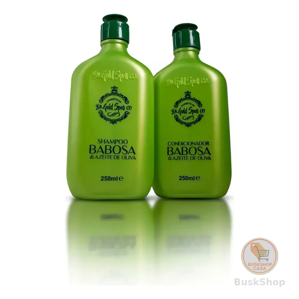 Kit Shampoo E Cond Babosa Azeite Oliva Gold Spell