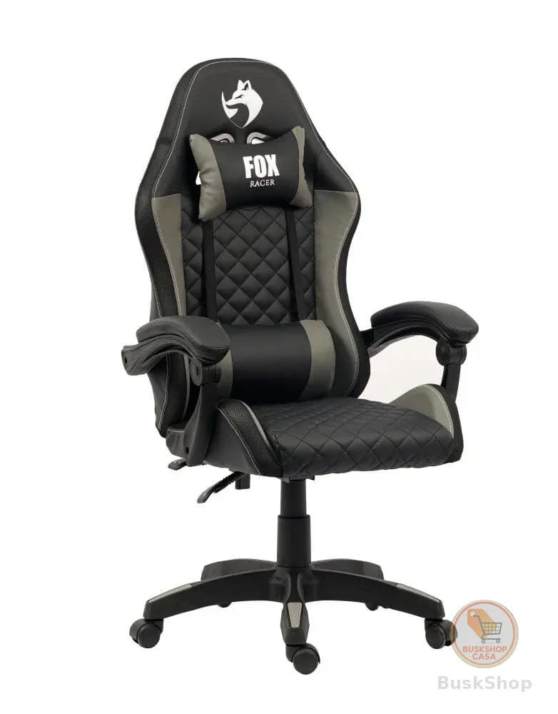 Cadeira Gamer Fox Racer Vulpes Cinza WZ-318