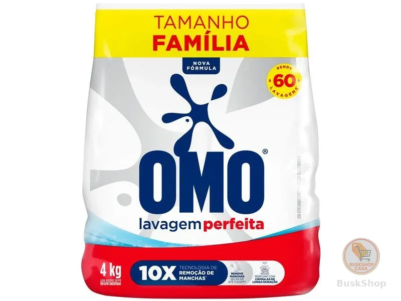 Sabão em Pó Omo Lavagem Perfeita 4kg