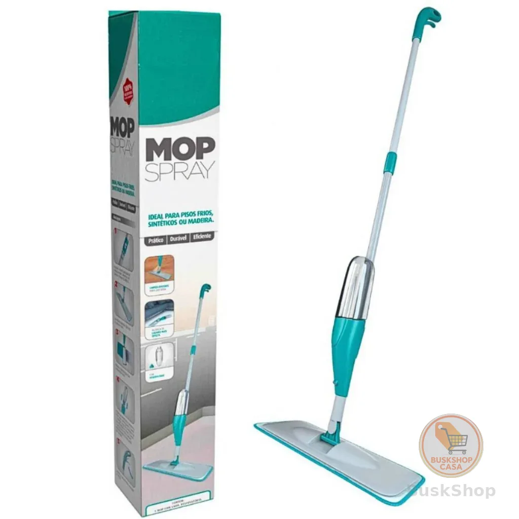 Mop Spray PRO Magico Com Reservatorio Rodo De Limpeza Refil Microfibra