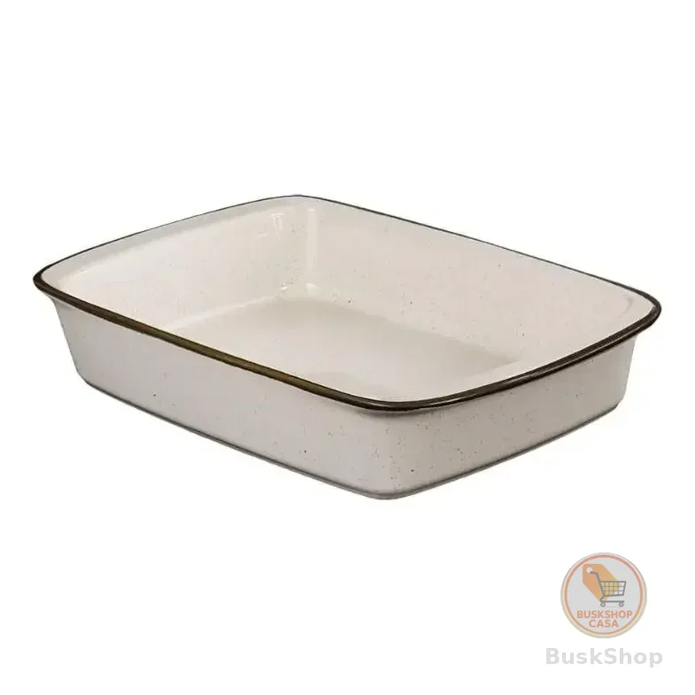Travessa Refratária Tango 1,4 L Oxford Maresia Pequena Off White
