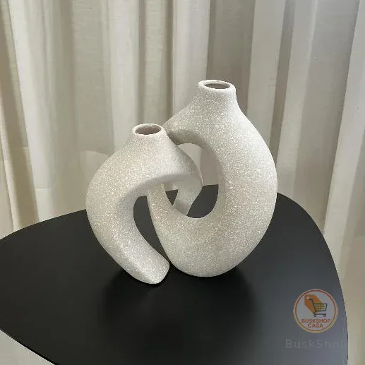 Kit Dupla Vaso Monaco Decoração Casa Sala Escritório