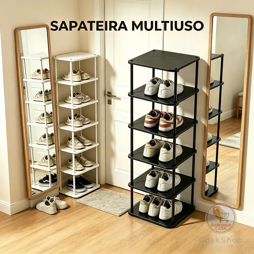 Sapateira Multifuncional Simples Organizador Sapateira De Porta Organizadora Para Sapatos Organizador Quarto Sapateira