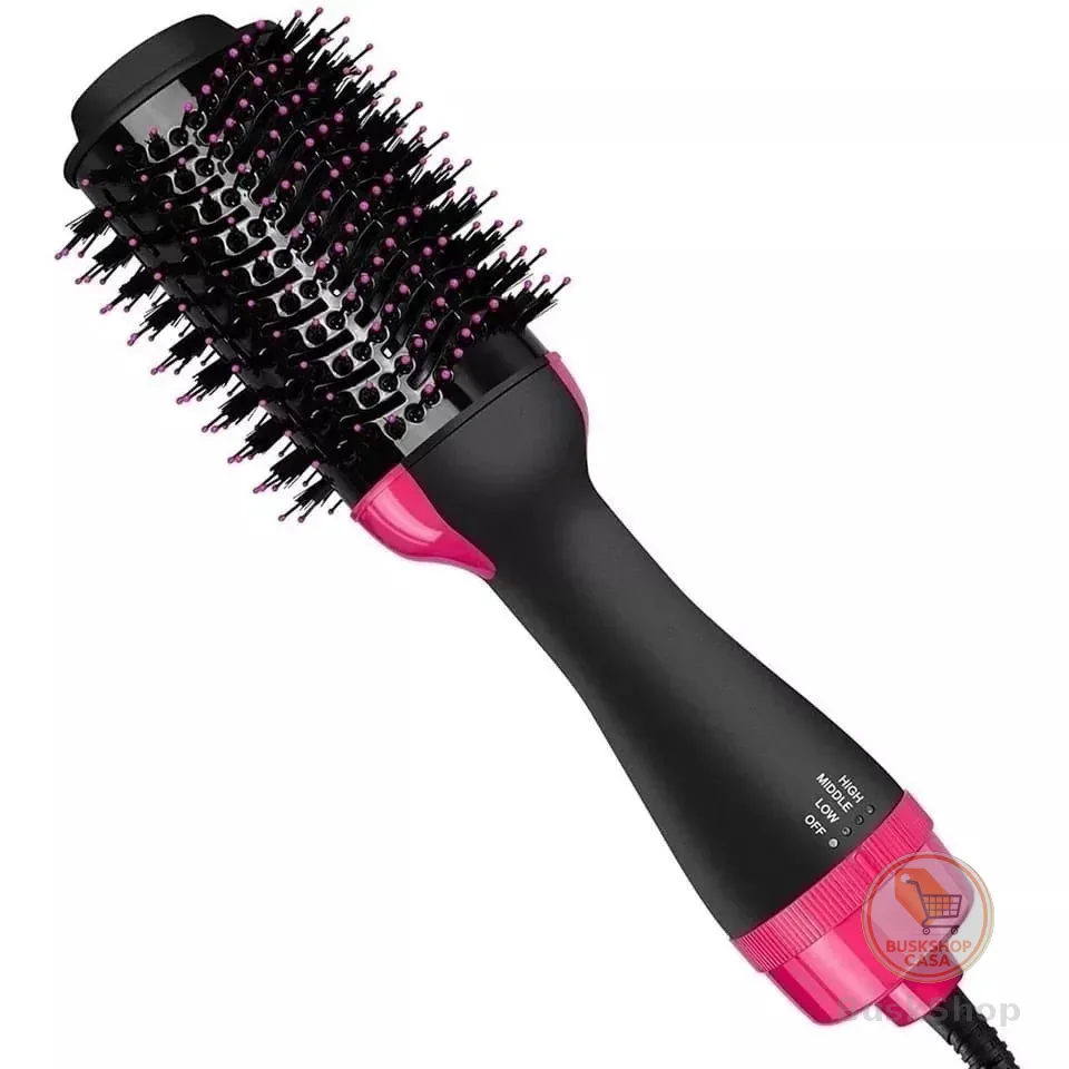 Escova Secadora 110V Alisador Elétrica Quente Cabelo Com 3 Em1 Hair Styler