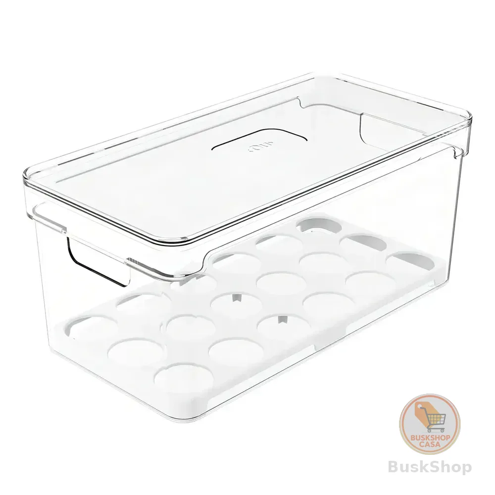 Organizador 36 Ovos Porta Ovos Geladeira Cozinha Acrilico Ou Cristal