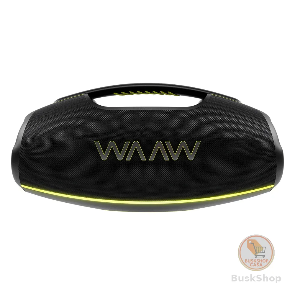 Caixa de Som WAAW Hyperboom 1000 180W IPX7 TWS Bivolt