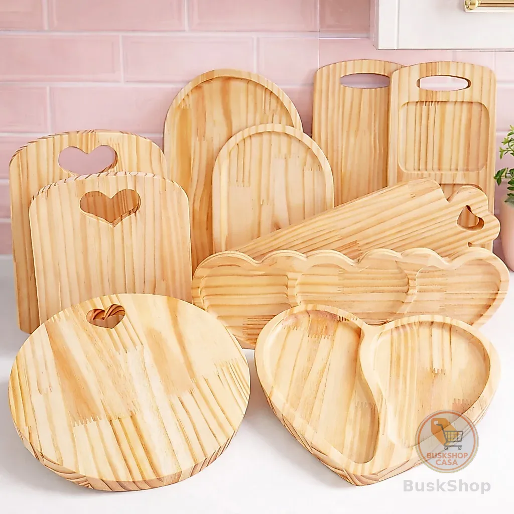 KIT Mesa Posta  + Tábuas de Frios e  Petisqueira para Servir Cozinha Elegante
