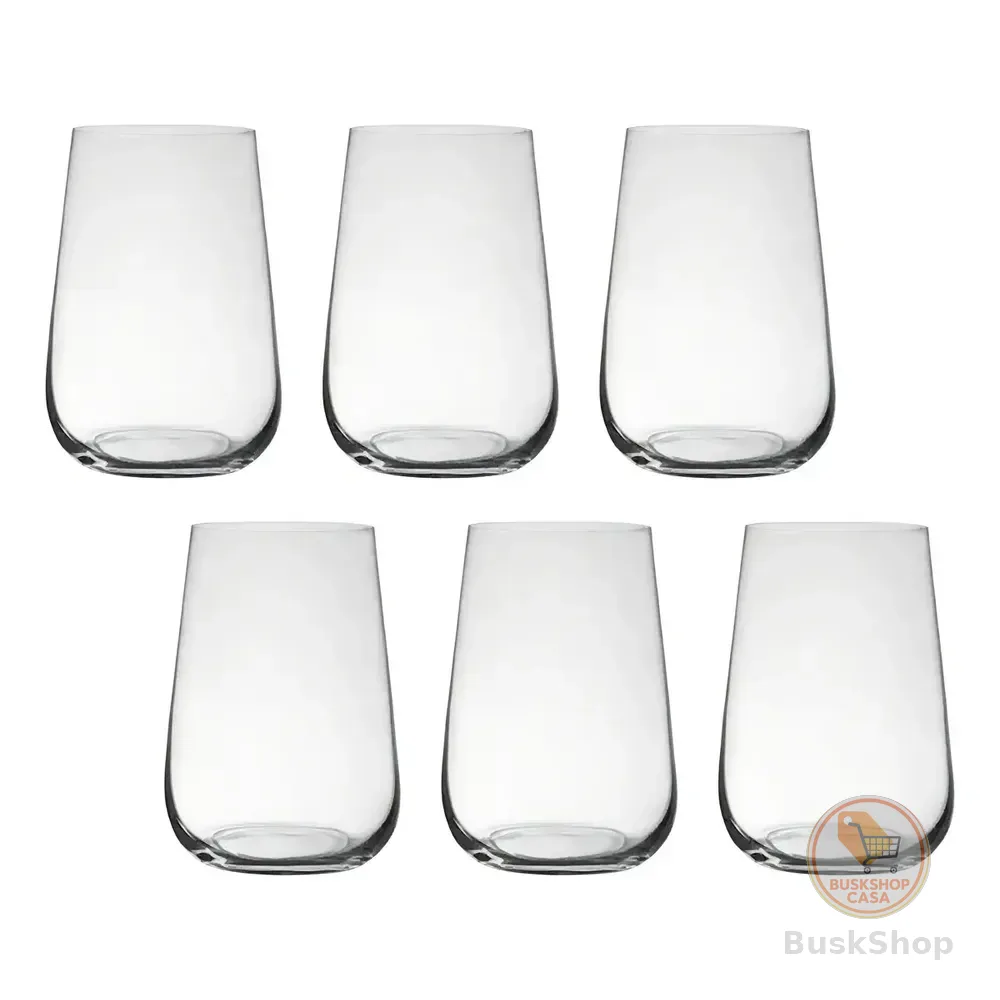 Jogo 6 Copos De Cristal 300ml Cor Incolor