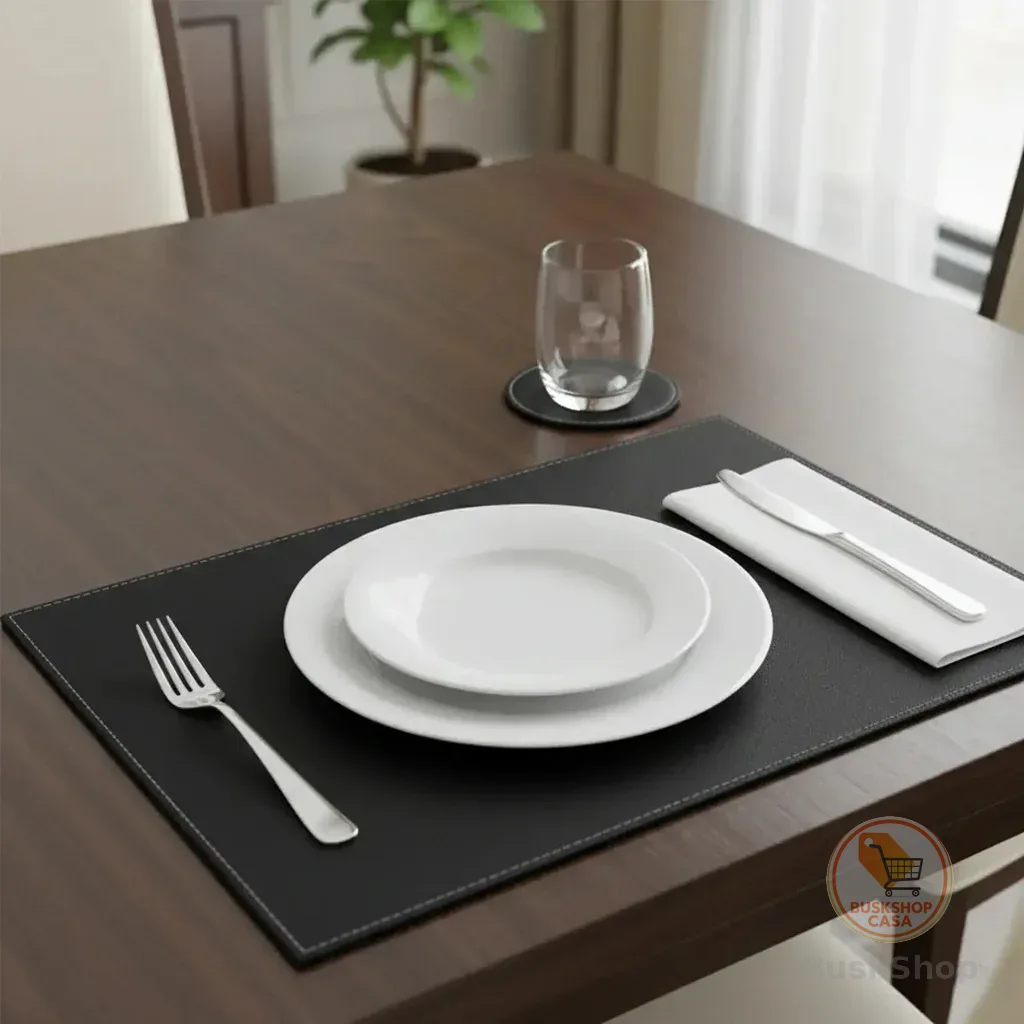 Sousplat Decorativo Para Mesa Jogo Americano Com Porta Copo Individual Cozinha Jantar