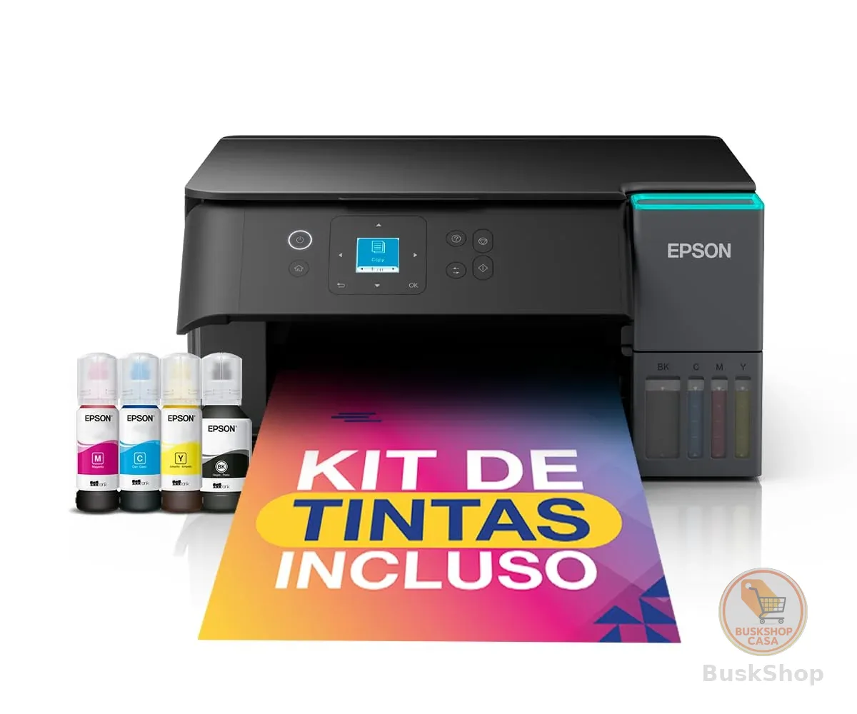 Multifuncional Epson EcoTank L4360, imprime frente e verso automático, Wi-Fi