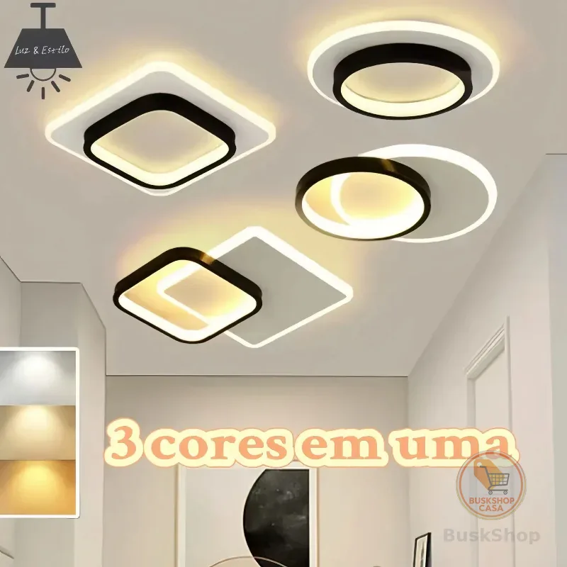 Lustre Moderno De Lâmpada De Teto Led Para Corredor , Sala De Estar , Quarto , Cozinha