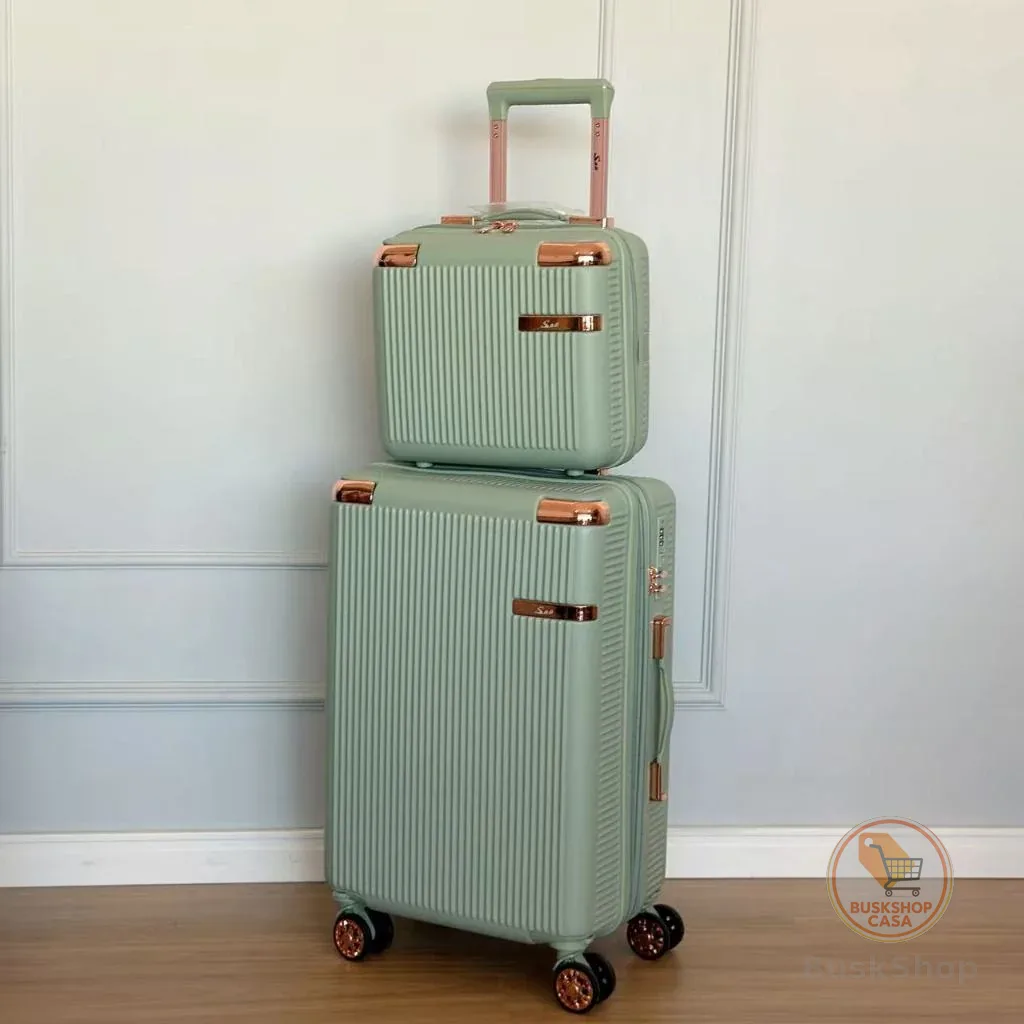 Kit ou Mala De Bordo，Alto Qualidade,4 Double wheel Roda Gira 360 Grau/ mala de viagem