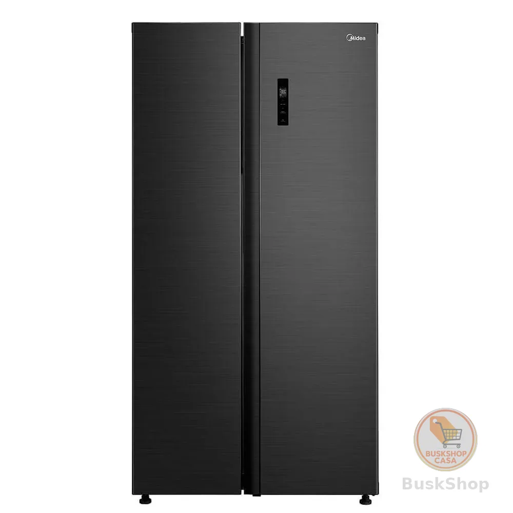 Geladeira Midea Side By Side Inverter Preto Conectada 511L 110V MD-RS710FGD281