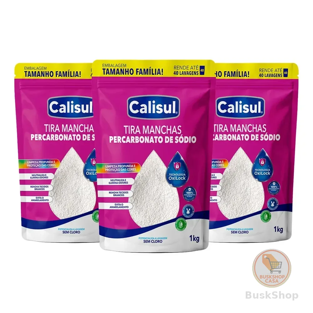 Percarbonato De Sódio Limpador Clareador Tira Manchas - 3kg