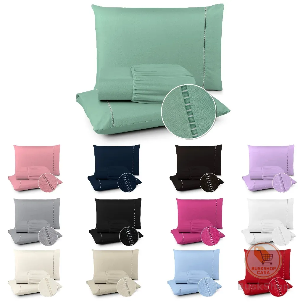 Kit Jogo De Lençol Cama Box Solteiro Casal Queen King 02 e 03 Peças
