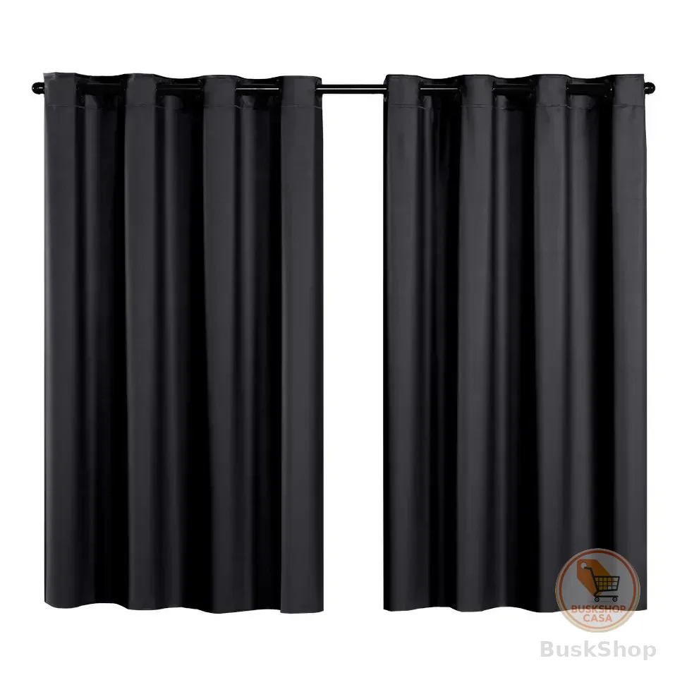 Cortina Blackout De Pvc 2,20m X 1,30m Preto Corta Luz