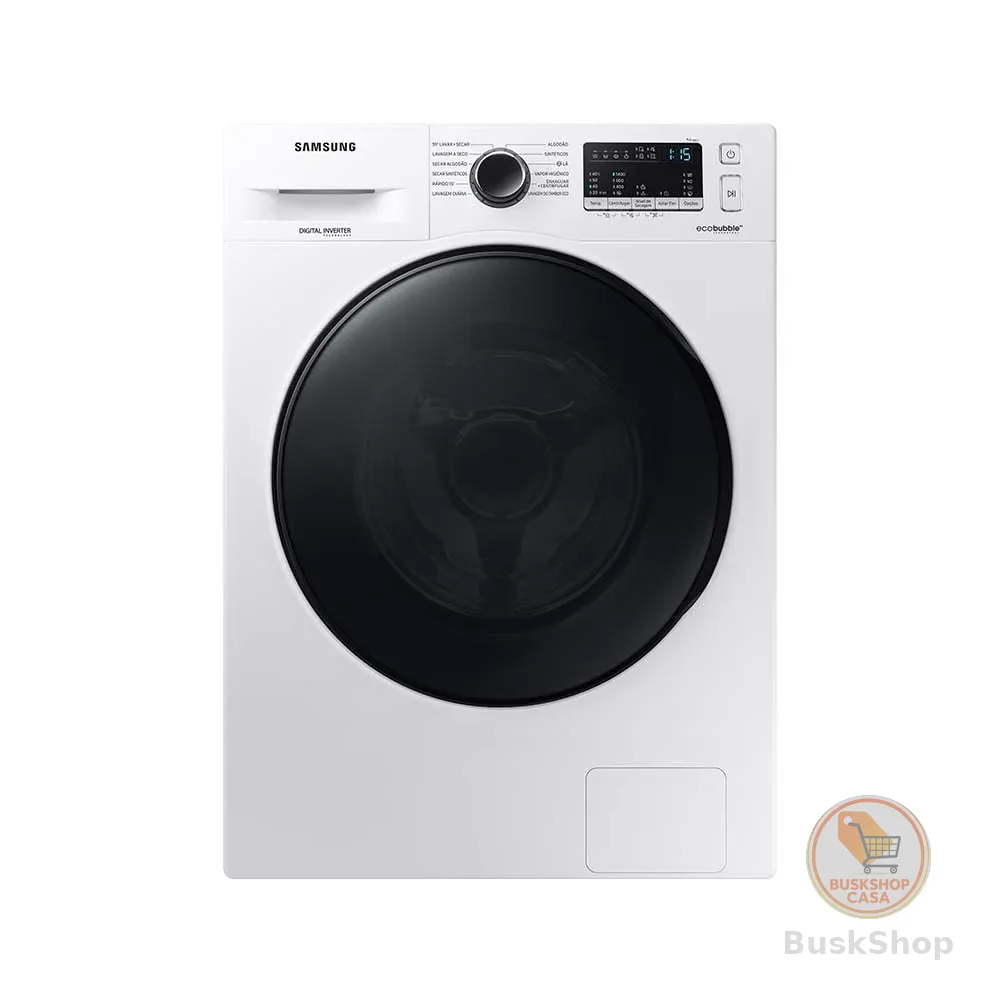 Lava e Seca Samsung 11kg Inverter 3 em 1 Água Quente e Fria Branca WD11A4453BW