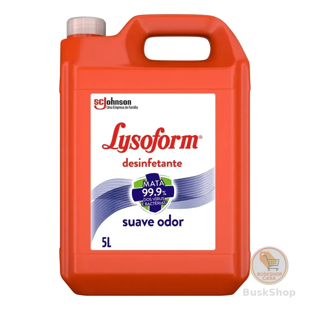 Desinfetante 5l Lysoform Líquido  Suave Odor Desinfetante Casa Para Limpeza Pesada