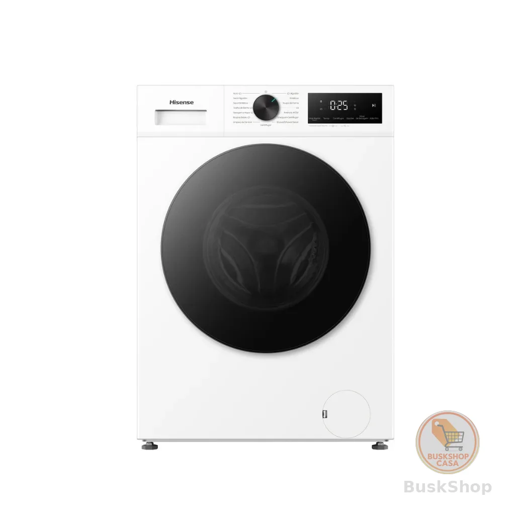 Lava e Seca Hisense 11kg Wd1i11 Compacta Fit e Função Steam Inverter Branco