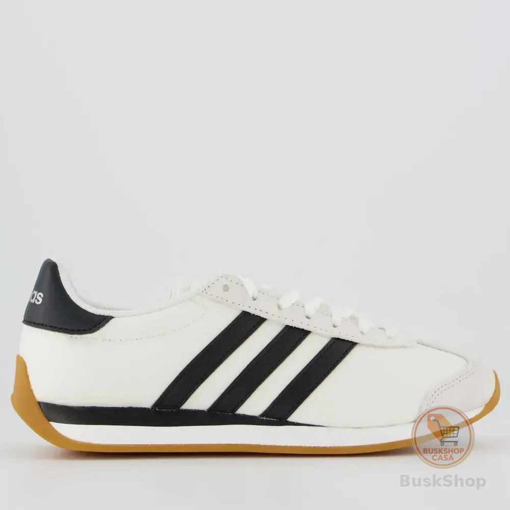 Tênis adidas Runvista Feminino Off White E Preto Branco - 38,0 Br