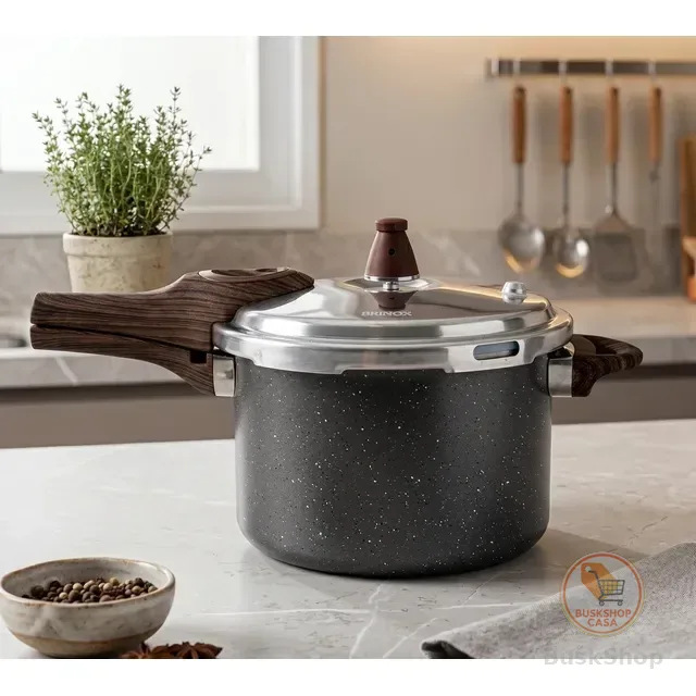 Panela De Pressão Indução Brinox Antiaderente Ceramic 4,2l
