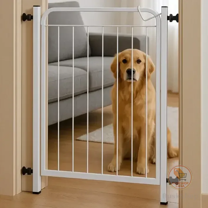 Grade Portão Proteção Pet Cachorro 68 A 83 Cm C/ Extensor