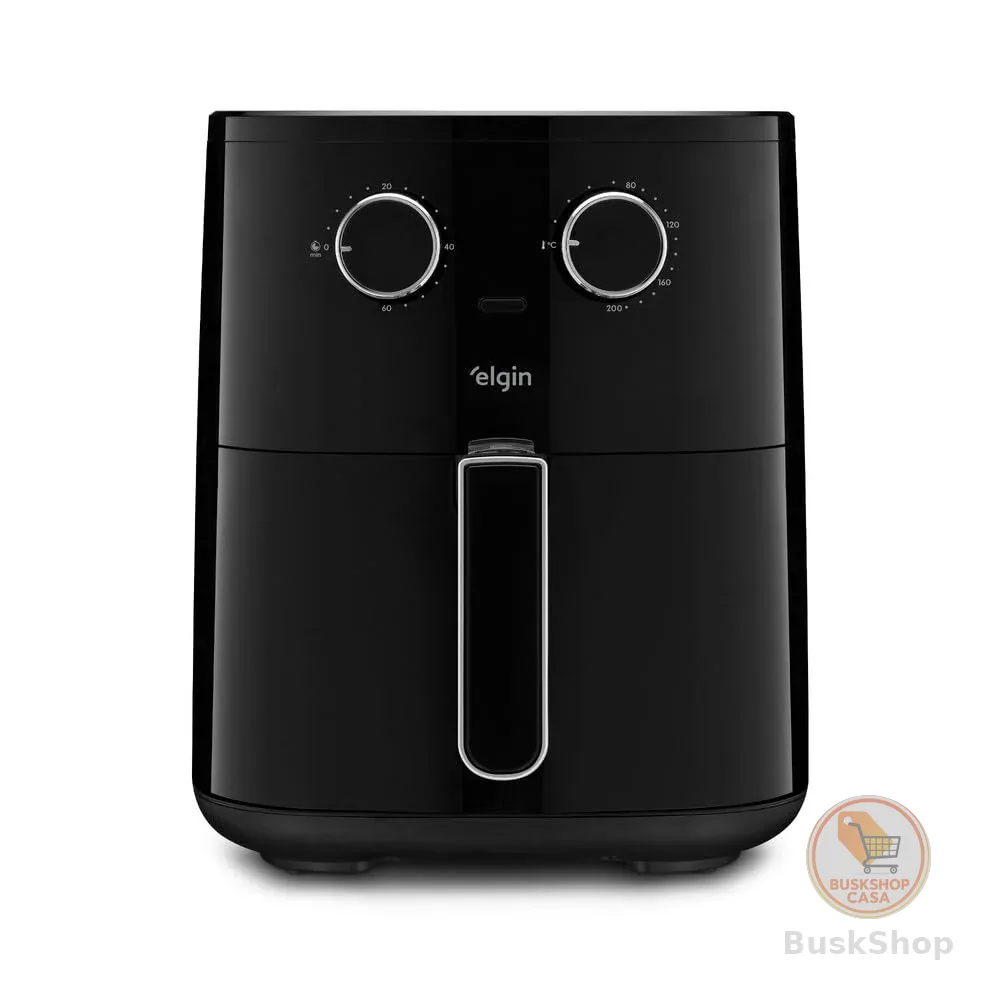 Fritadeira Air Fryer Six Fry Elgin 6,5L Preta 110V