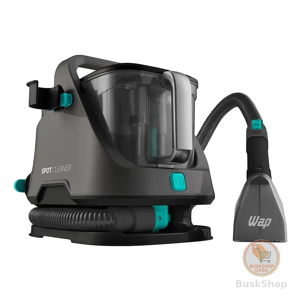 Extratora E Higienizadora Portátil Wap Spot Cleaner 1600w De Potência - Pulveriza, Esfrega E Extrai Preto/cinza/turquesa 220v
