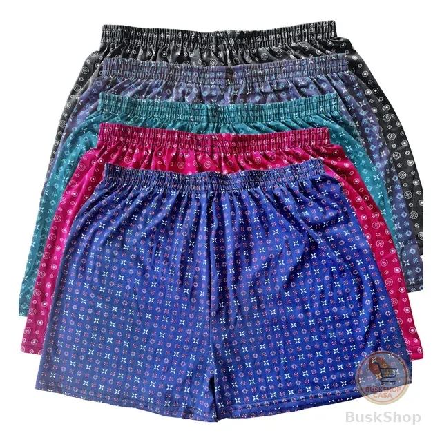 Kit 5 Cueca Samba Canção Short Masculino Pijama Conforto