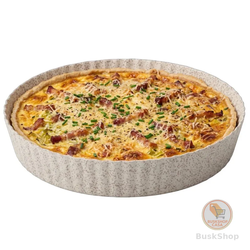 Forma para Quiche Brinox Ceramic Life Bakeware Ø24cm 4,2cm Vanilla