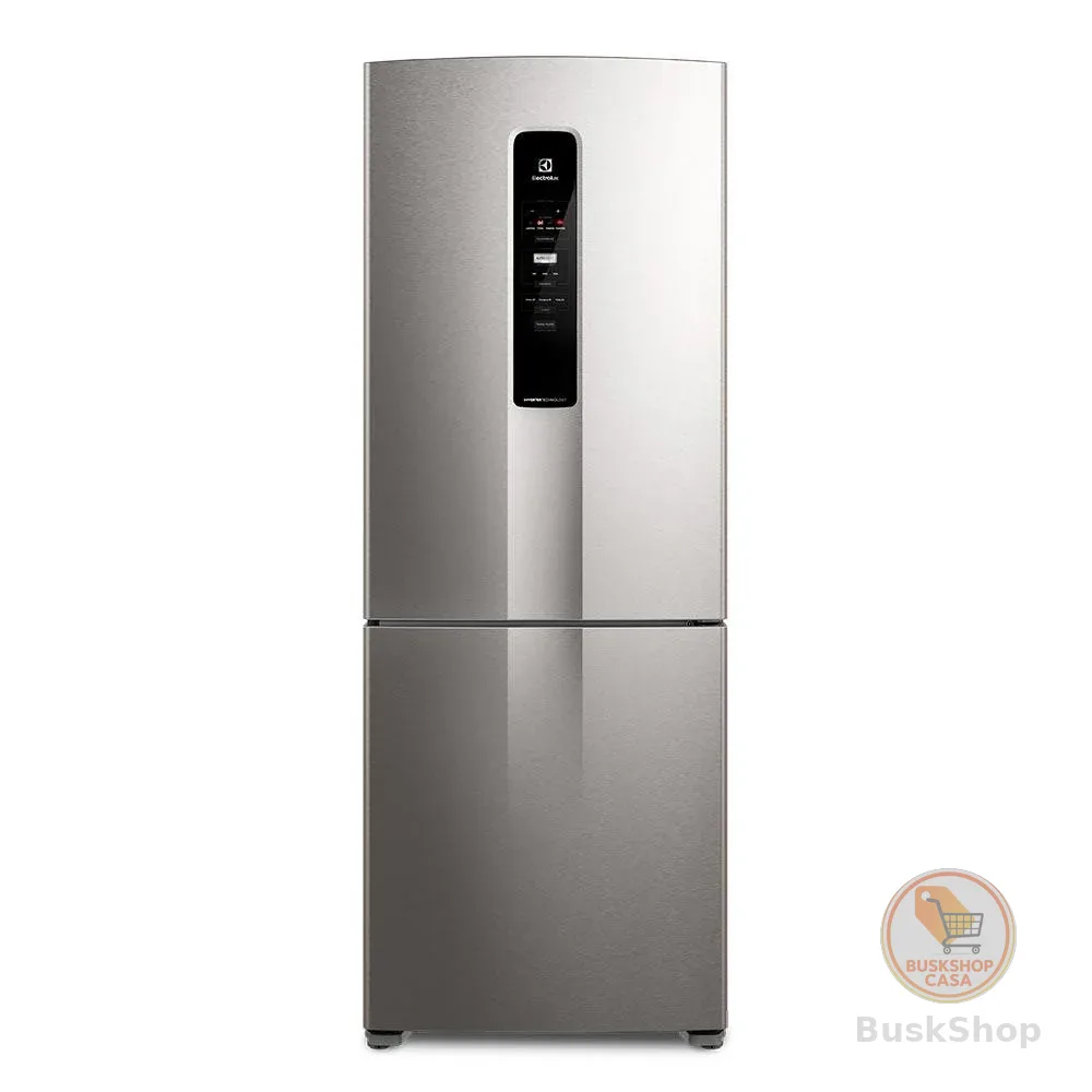 Refrigerador de 02 Portas Electrolux Frost Free com 490 Litros Efficient com AutoSense Inverse Inox Look - IB7S