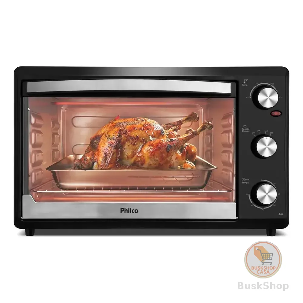 Forno Elétrico Philco 44l Preto Dupla Resistência Pfe44p 127v