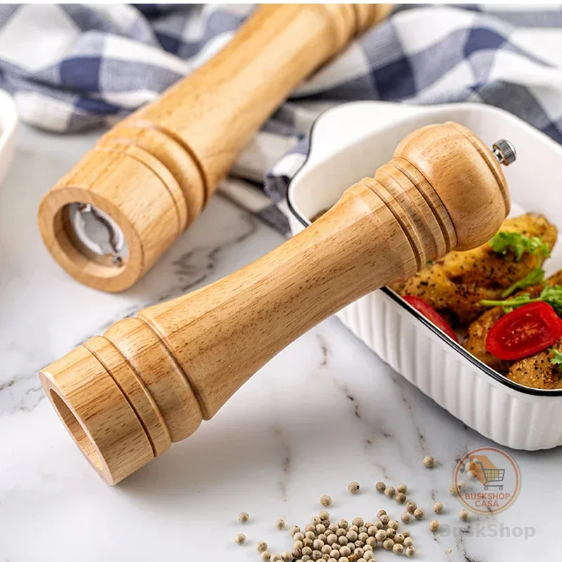 Moedores De Sal Pimenta Especiarias Em Madeira Premium  Decoração da cozinha