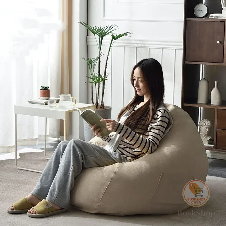 Puff Gigante suede 99*83 sem enchimento envio imediato