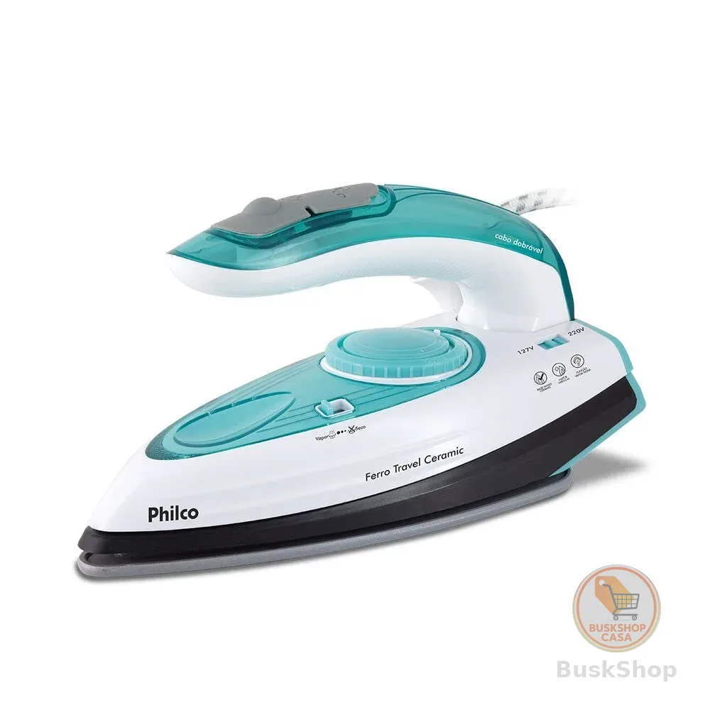 Ferro a Vapor Philco Travel Ceramic Bivolt