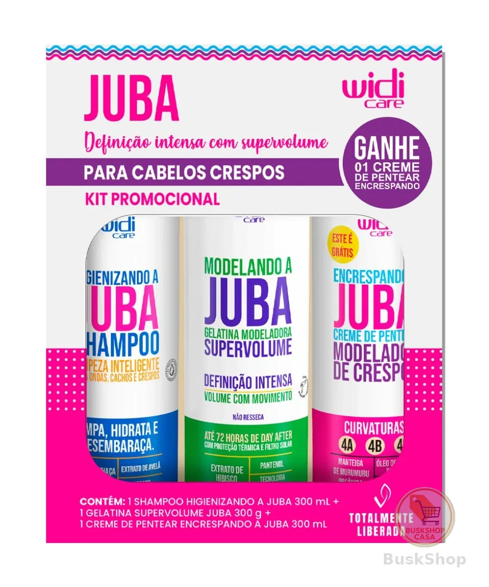 Widi Care Kit Lavagem Encrespando 900ml