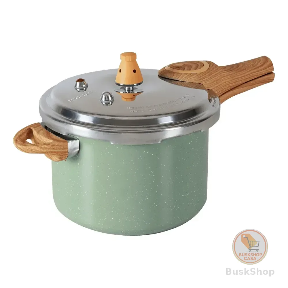 Panela De Pressão Ceramic Life Pressure Verde 4,2l  Brinox