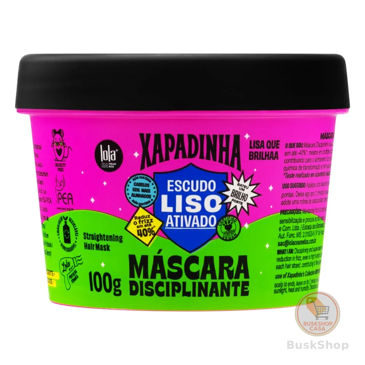 Xapadinha Máscara Disciplinante 100g , Lola Cosmetics