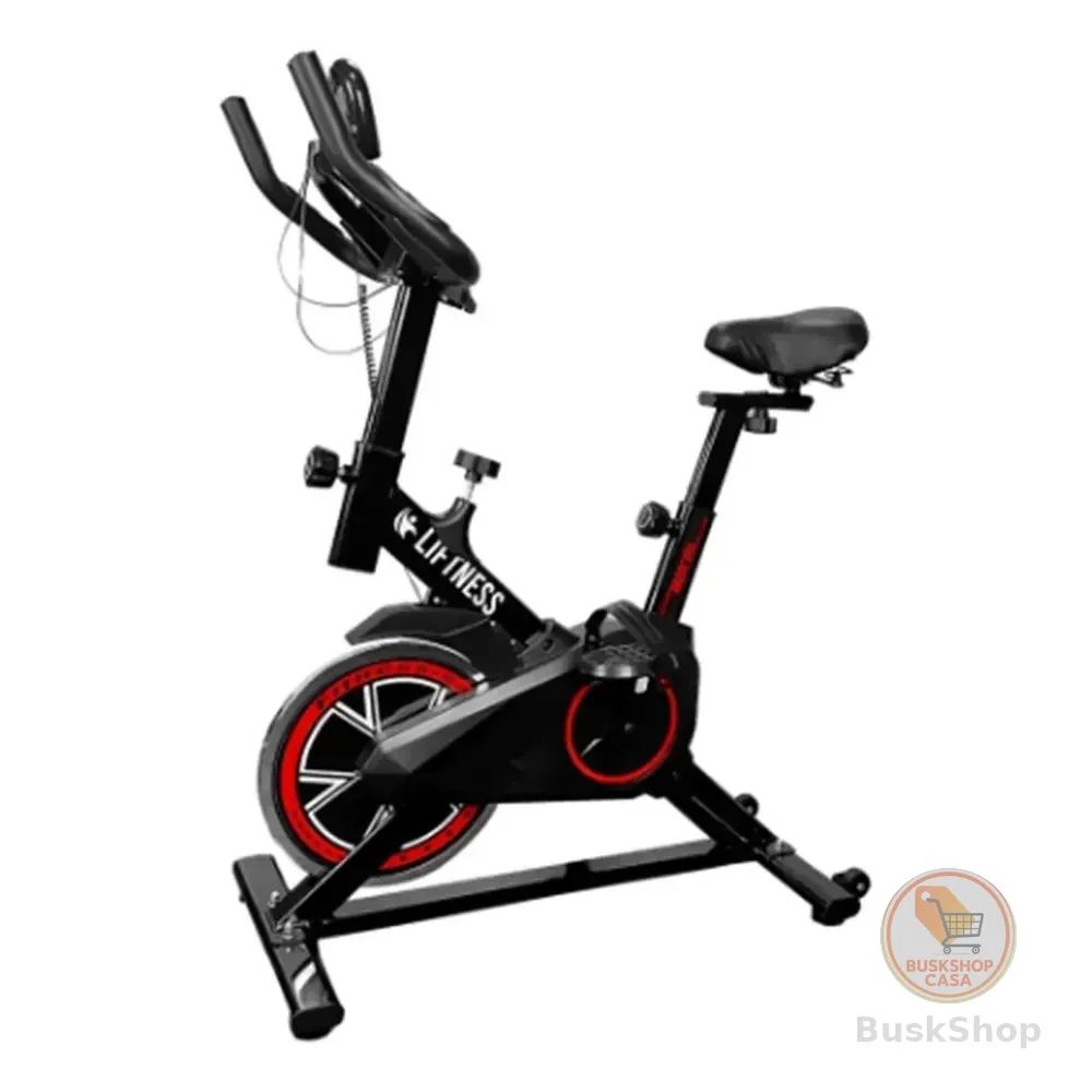 Bicicleta Ergométrica Spinning Cardio E Musculação X11 Em Aço Preto/vermelho