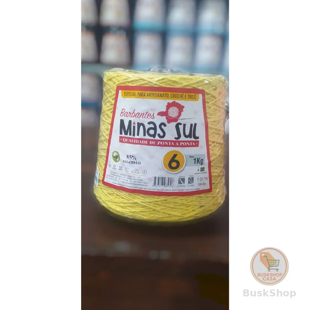 Barbantes Minas Sul 1kg N°6 Especial