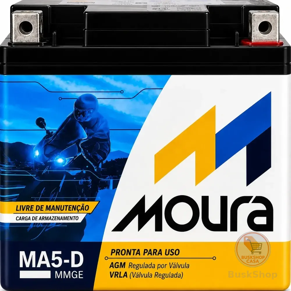 Bateria Moto Titan Fan Biz Bros Fazer 125 150 160 Mix Flex