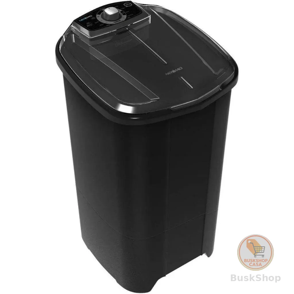 Lavadora de Roupas Tanquinho Newmaq 10Kg Black