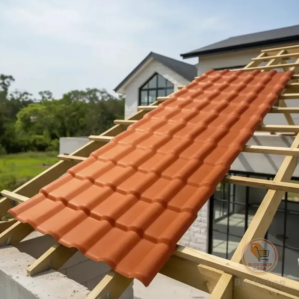 Telha Pvc Plan Precon 2.42x0.88m Terracota