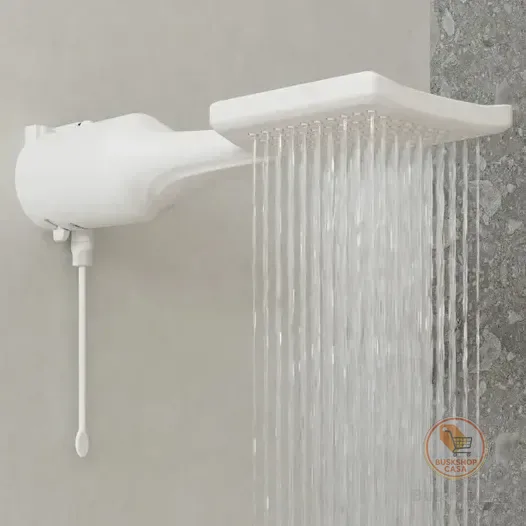 Ducha Loren Shower Ultra Eletrônica 127v 5500w Lorenzetti Branco 5.5 Kw