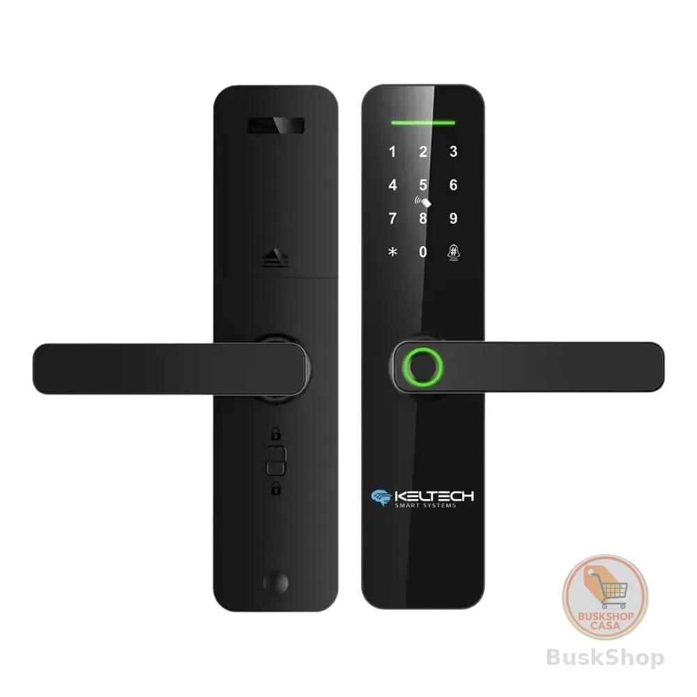 Fechadura Digital Keltech Kt1000 Biométrica Cor Preto