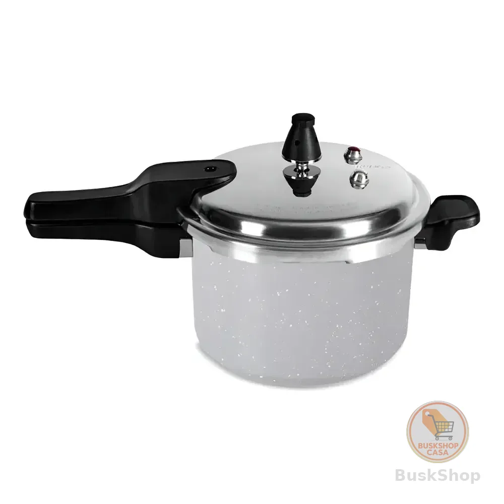 Panela De Pressão 4,2l Antiaderente De Indução Super Brinox Cor Cinza